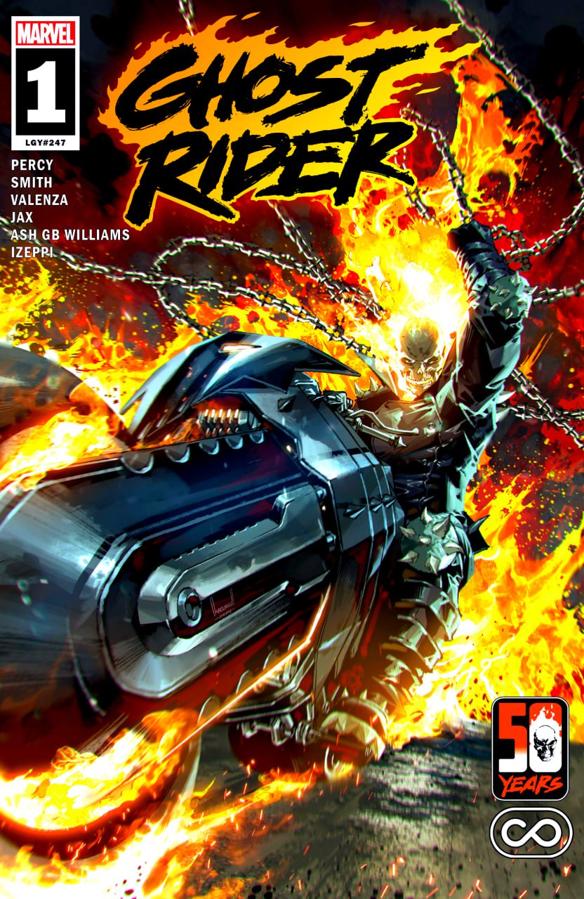 Portada ampliada de Ghost Rider