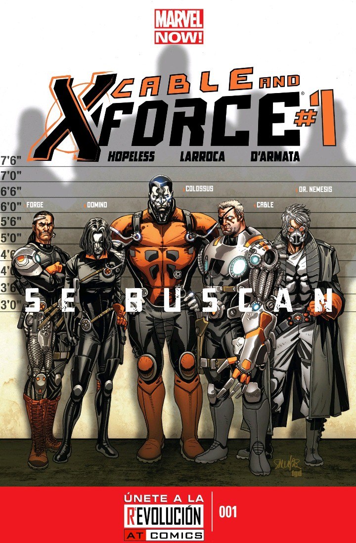 Portada ampliada de CABLE AND XFORCE #