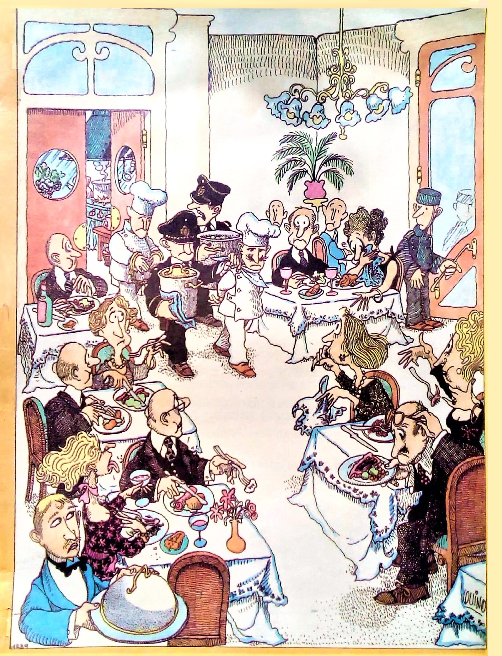 Portada ampliada de QUINO A COLOR 1997