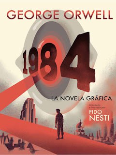 Portada ampliada de 1984 La Novela Grafica