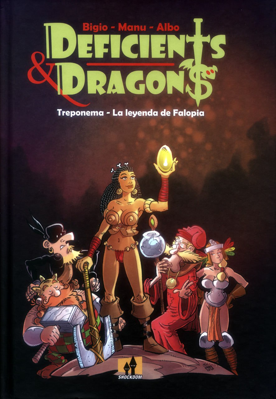 Portada ampliada de Deficient's & Dragons