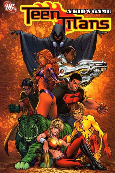 Portada ampliada de Teen Titans A Kid's Game