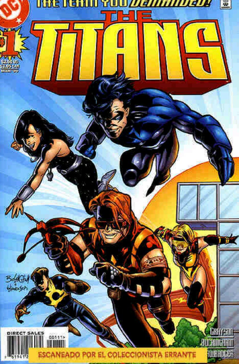 Portada ampliada de THE TITANS
