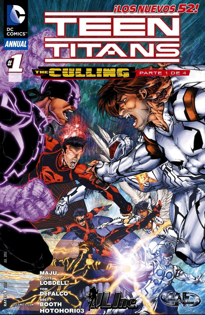 Portada ampliada de TEEN TITANS