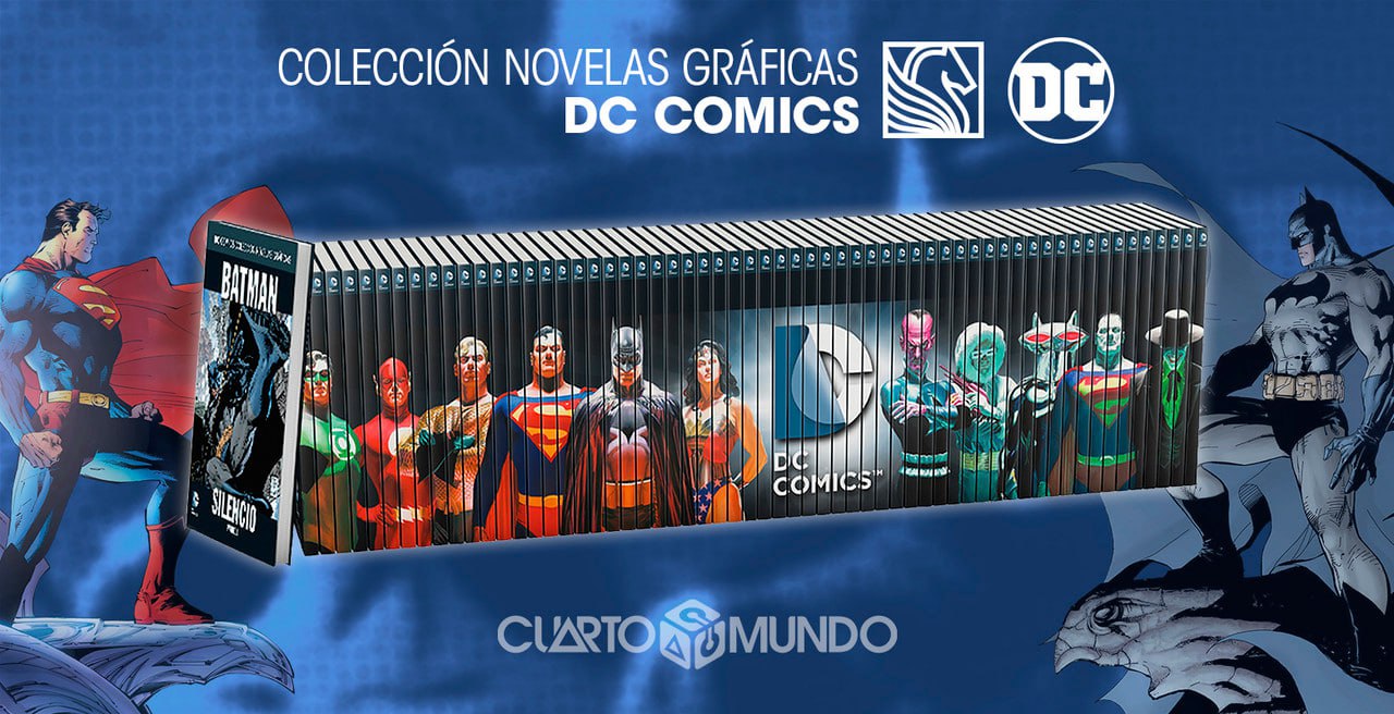 Portada ampliada de Colección Novelas Gráficas DC Comics - 100 tomos