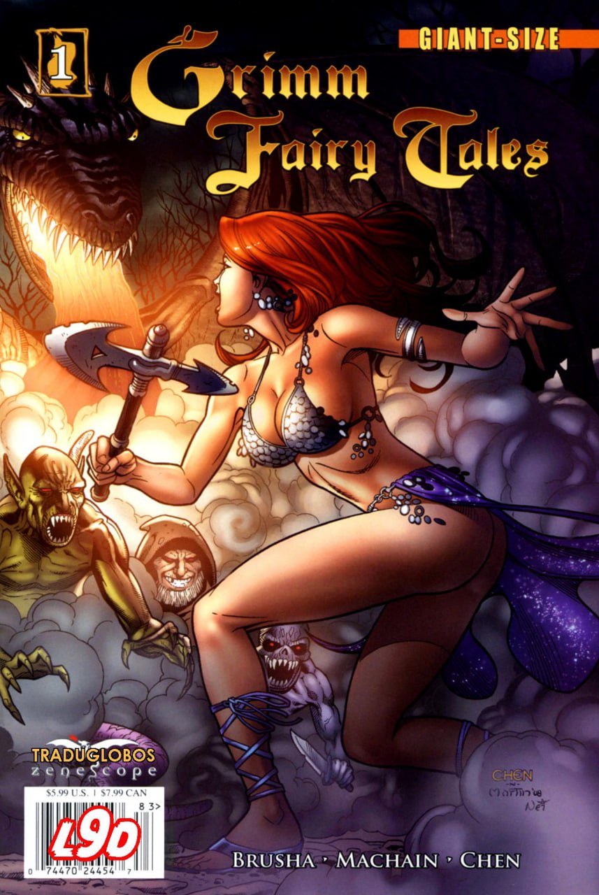 Portada ampliada de Grimm Fairy Tales