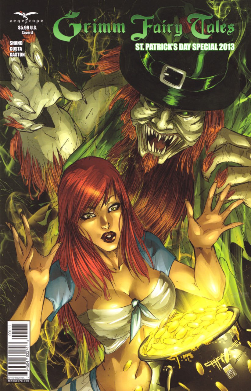 Portada ampliada de Grimm Fairy Tales