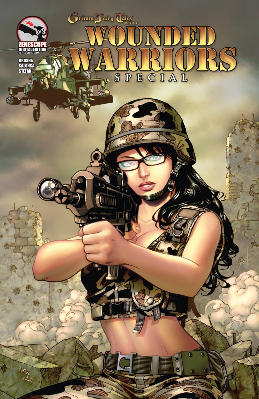 Portada ampliada de WOUNDED WARRIORS SPECIAL