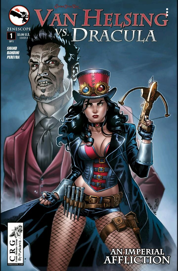 Portada ampliada de Van Helsing Vs Dracula
