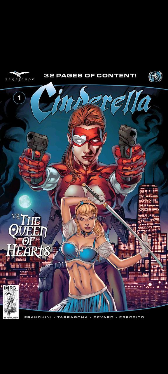 Portada ampliada de Cinderella vs The Queen of Hearts