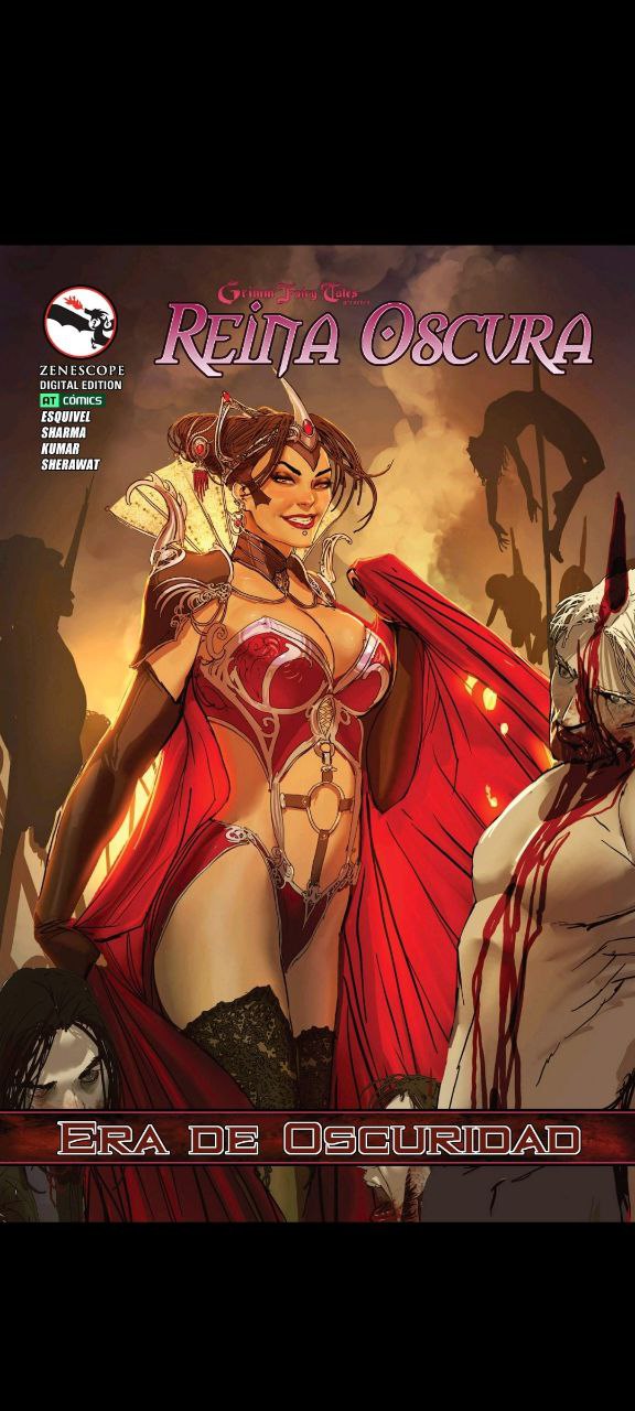 Portada ampliada de Reina Oscura