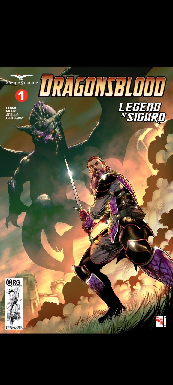 Portada ampliada de DRAGOSBLOOD LEGEND OF SIGURD