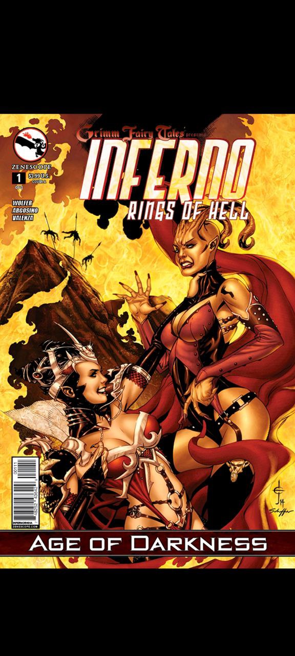 Portada ampliada de INFERNO RINGS OF HELL