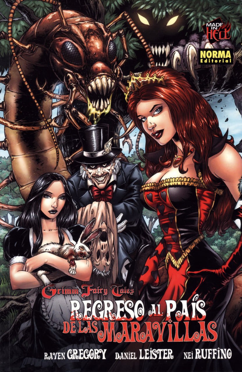 Portada ampliada de Grimm Fairy Tales: Regreso al país de las maravillas
