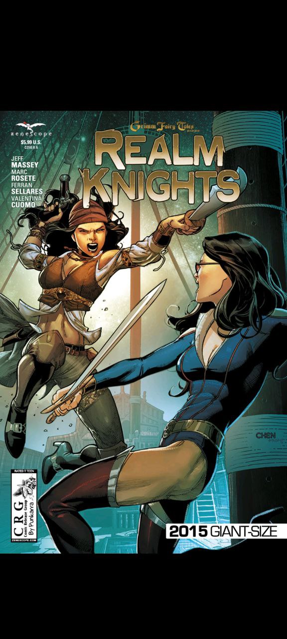 Portada ampliada de REALM KNIGHTS