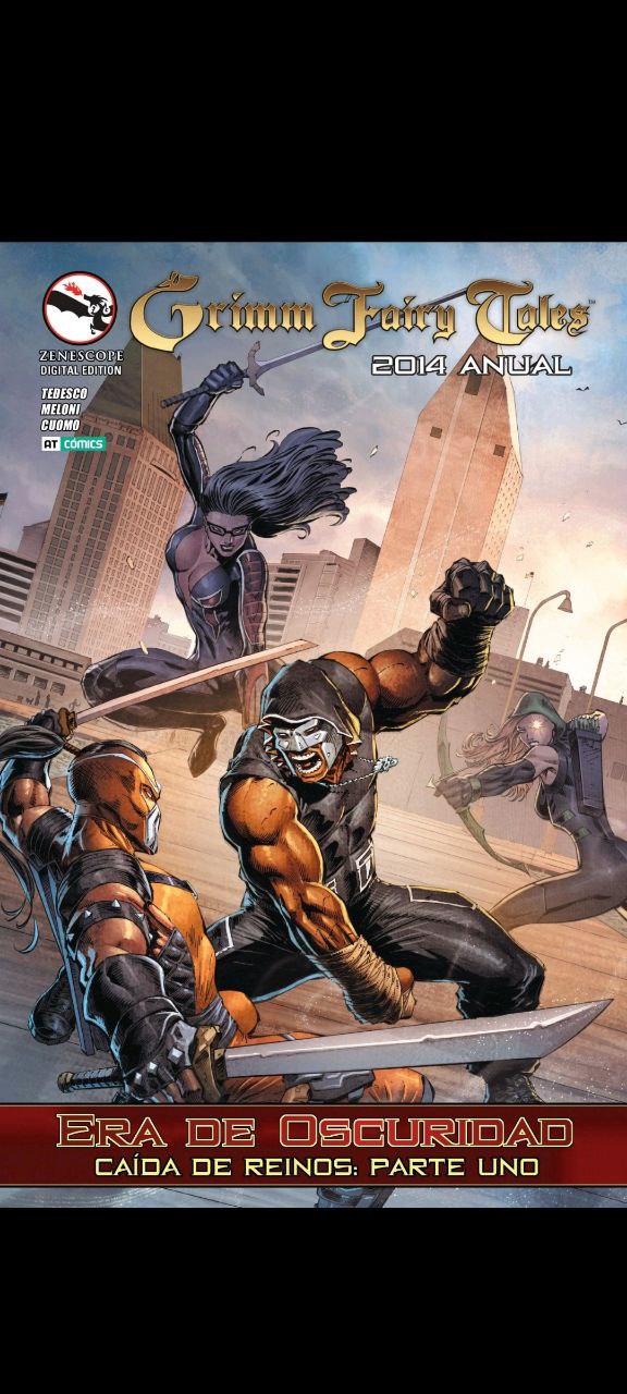 Portada ampliada de Grimm Fairy Tales 2014 Anual