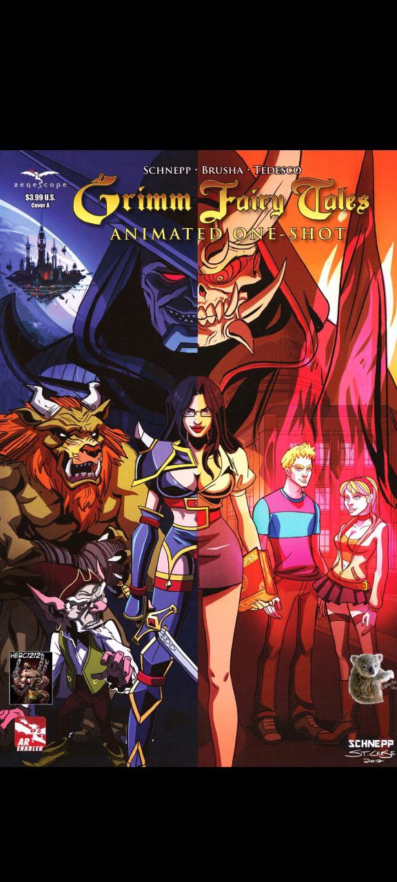 Portada ampliada de Grimm Fairy Tales Animated