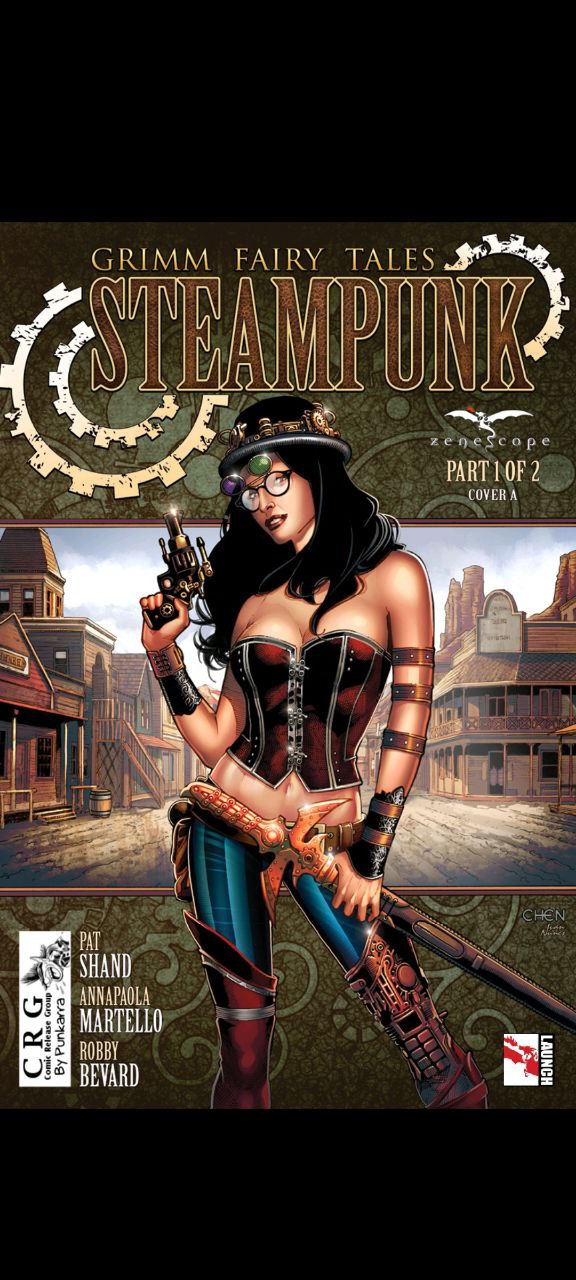 Portada ampliada de GRIMM FAIRY TALES STEAMPUNK