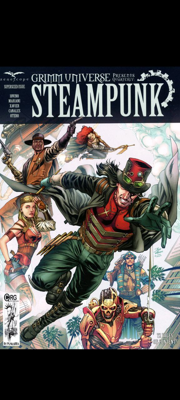 Portada ampliada de STEAMPUNK