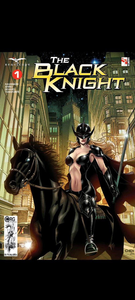 Portada ampliada de The Black Knight