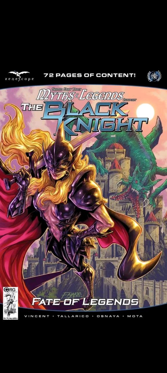 Portada ampliada de Myths Legends: THE BLACK KNIGHT