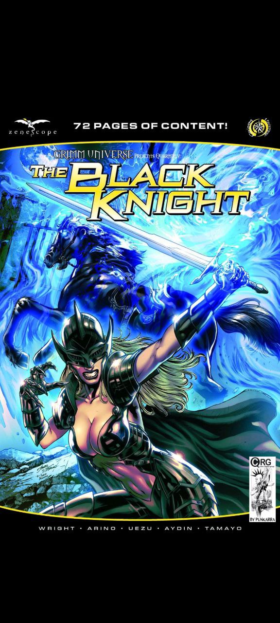 Portada ampliada de The Black Knight