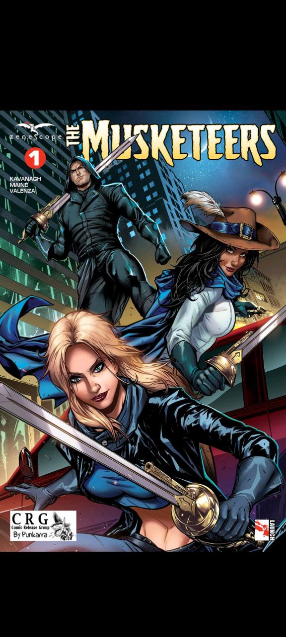 Portada ampliada de THE MUSKETEERS