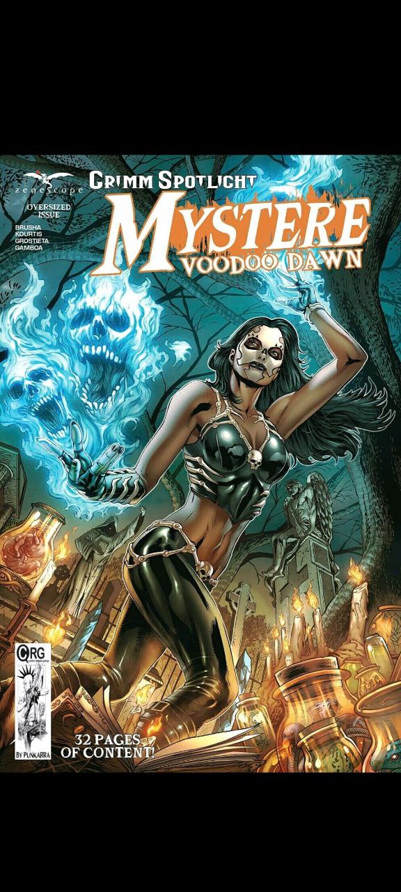 Portada ampliada de Grimm Spotlight Mystere Voodoo drawn