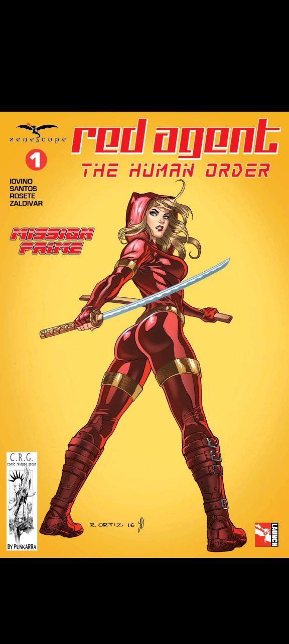 Portada ampliada de red agent THE HUMAN ORDER