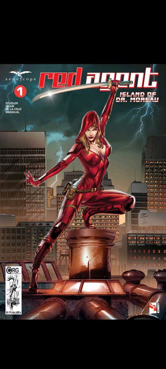 Portada ampliada de red agent