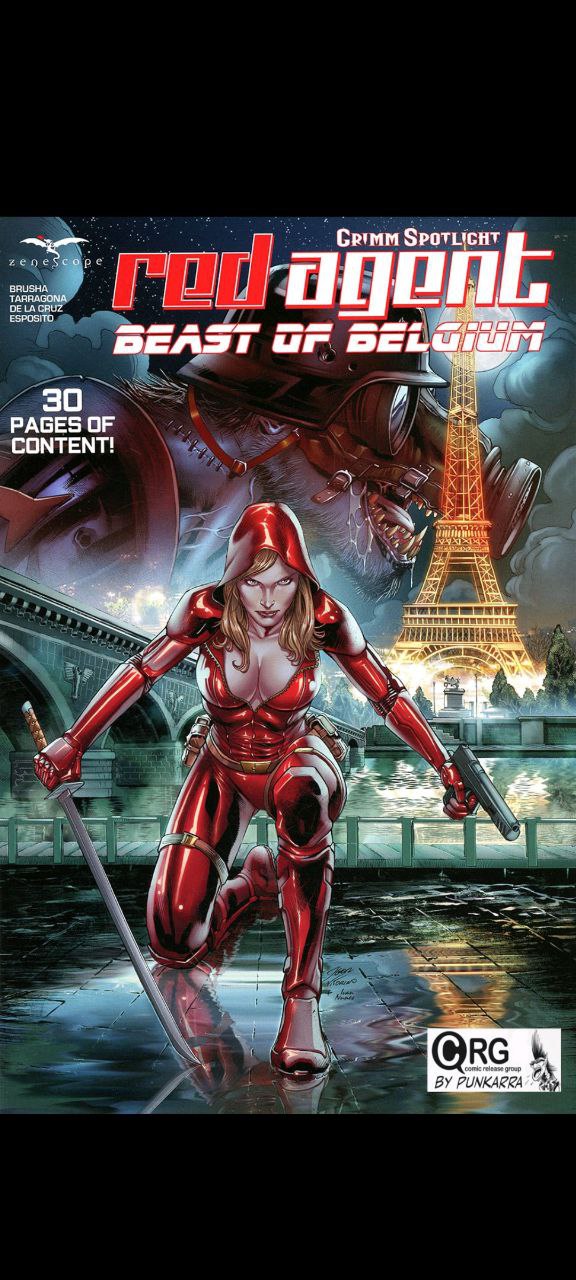 Portada ampliada de red agent BEAST OF BELWITI