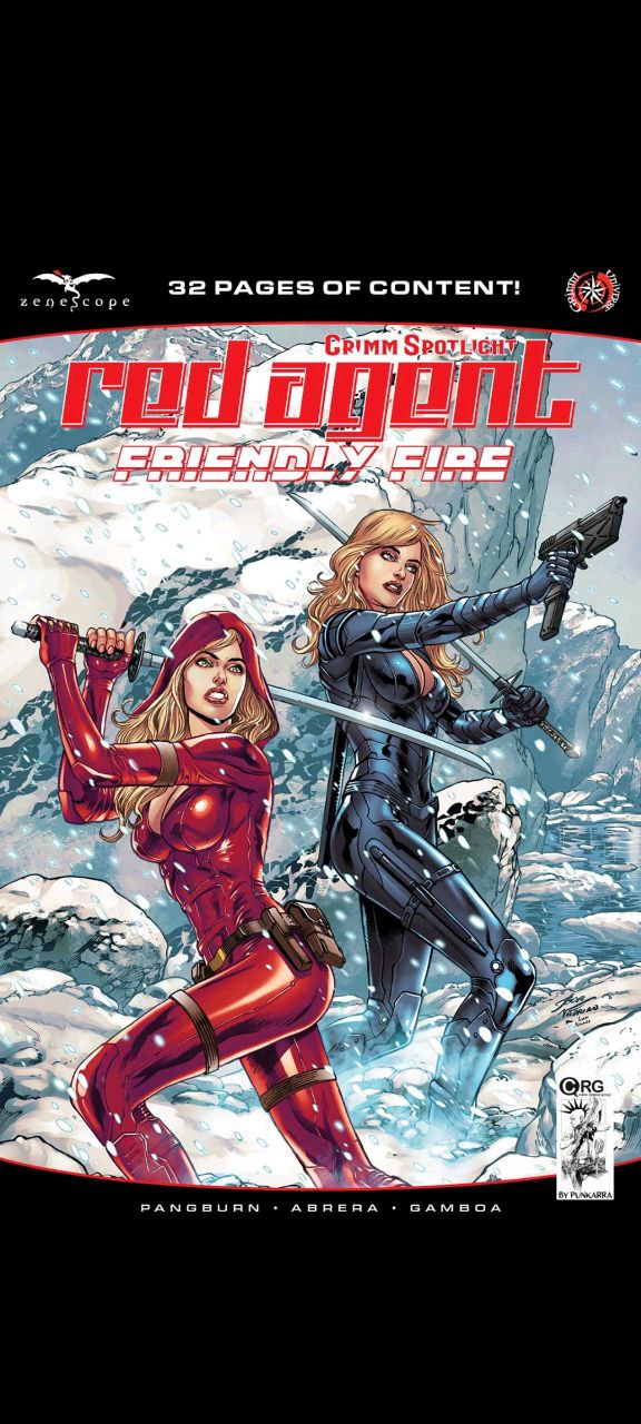 Portada ampliada de red agent: friendly fire