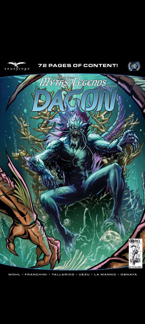 Portada ampliada de Lost Legends Dagon