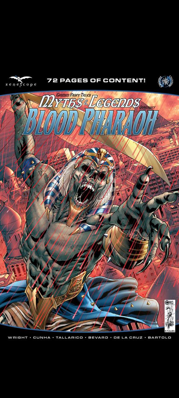 Portada ampliada de Myths & Legends: Blood Pharaoh