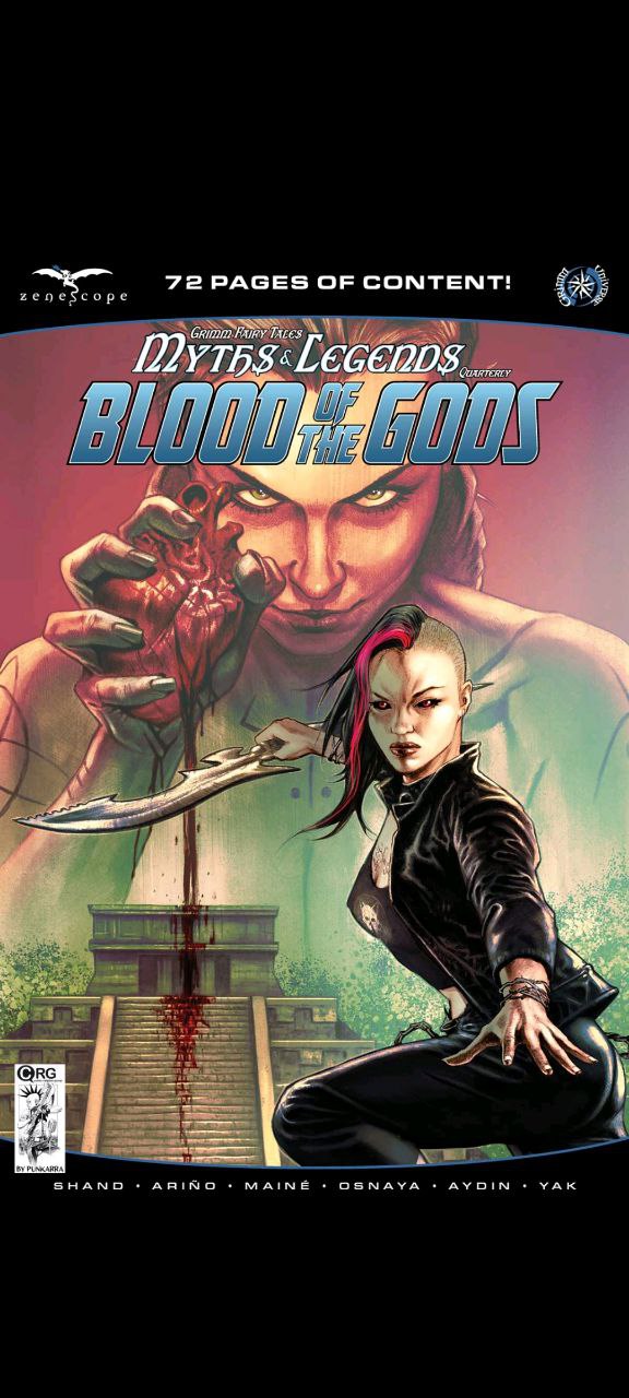 Portada ampliada de Myths Legends BLOOD OF THE GODS