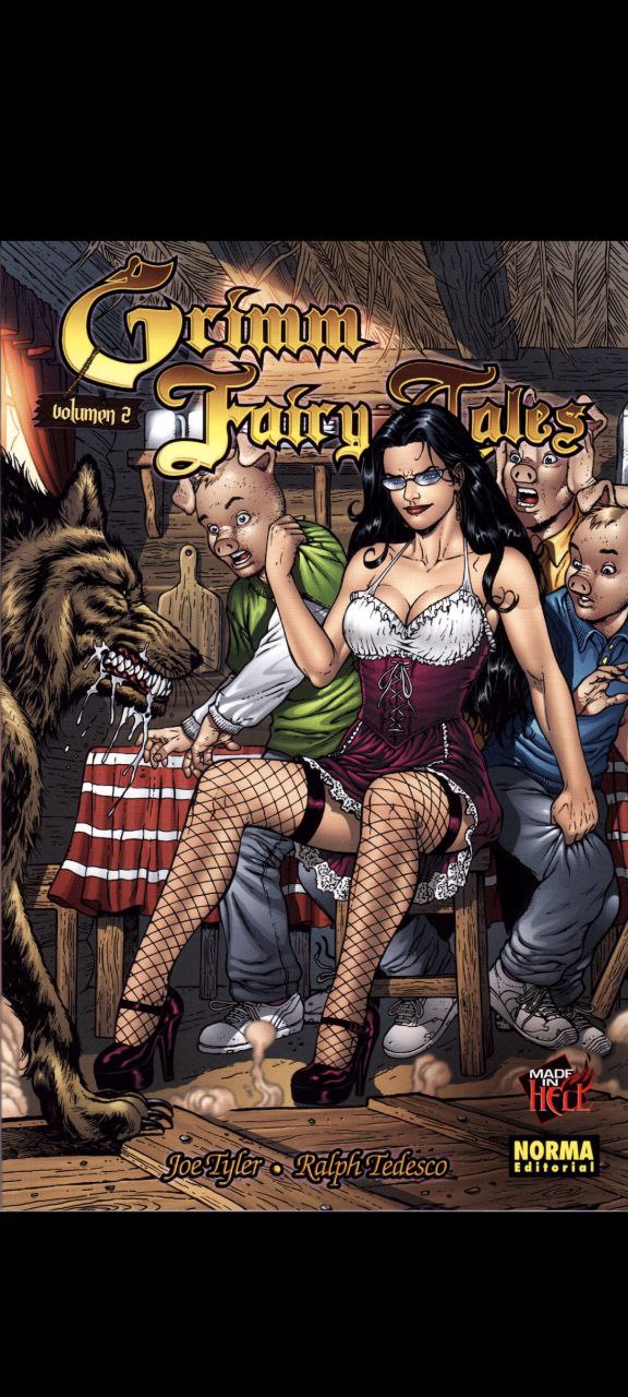 Portada ampliada de The Grimm Fairy Tales