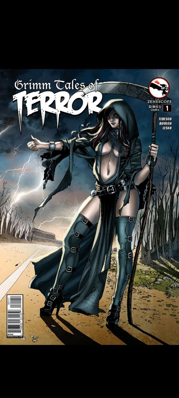 Portada ampliada de Grimm Tales of TERROR