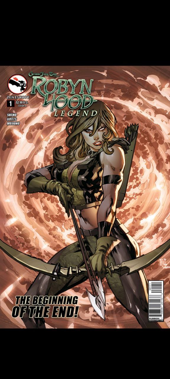 Portada ampliada de Robyn Hood Legend