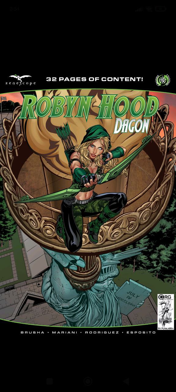 Portada ampliada de Robyn Hood: Dragon