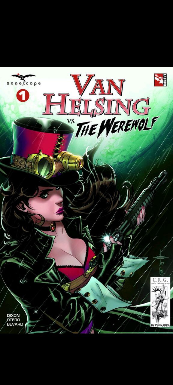 Portada ampliada de Van Helsing vs The Werewolf