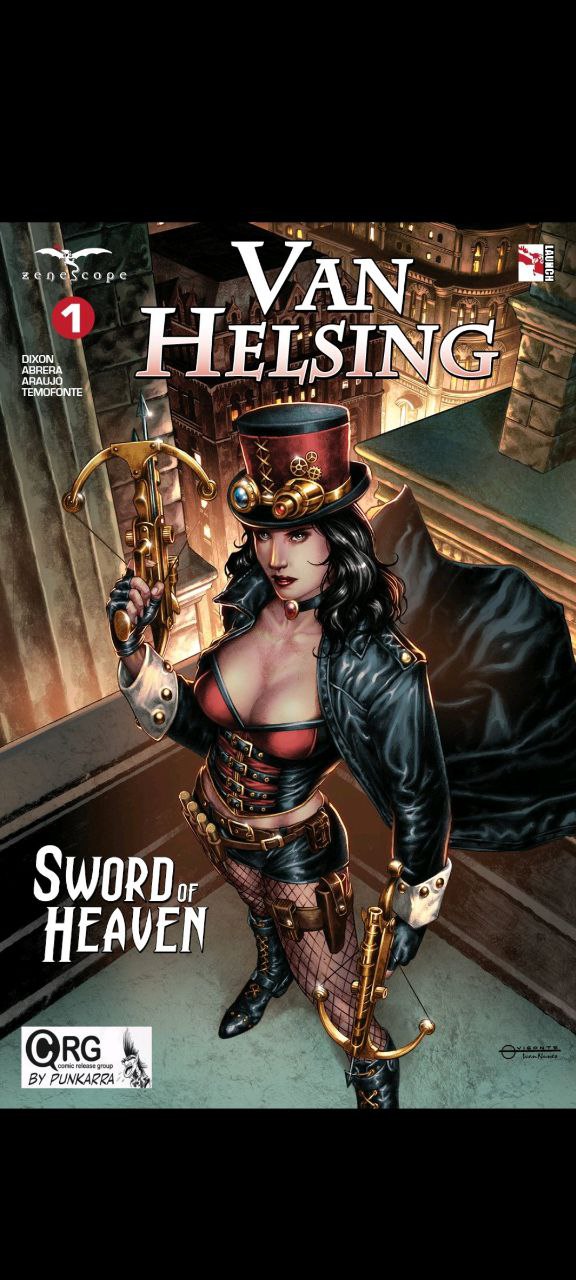 Portada ampliada de Van Helsing