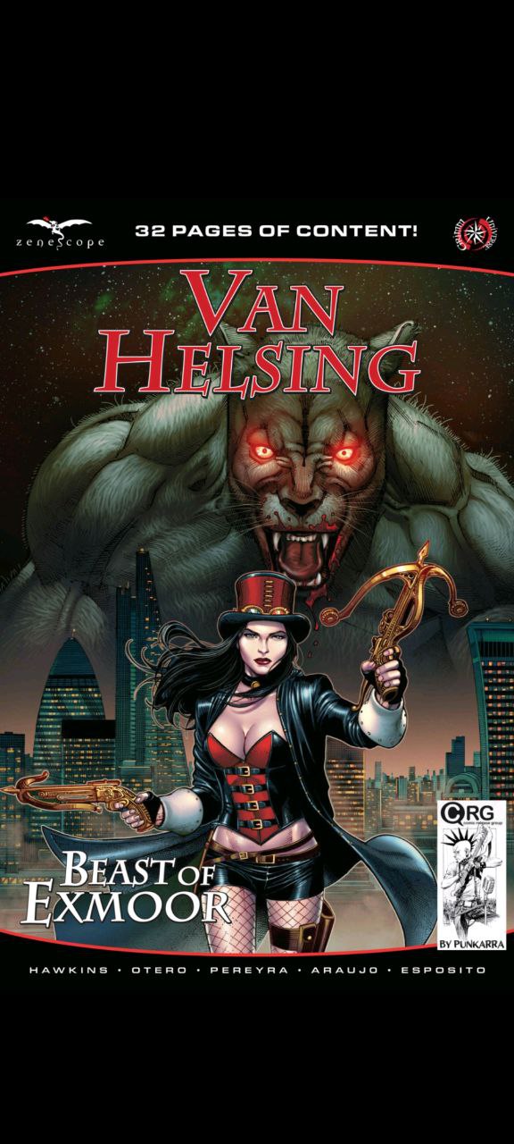 Portada ampliada de Van Helsing