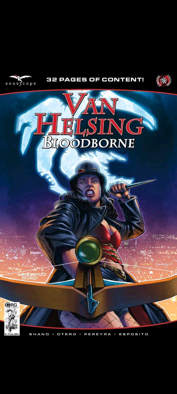 Portada ampliada de Van Helsing Bloodborne