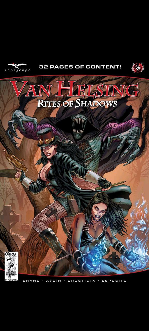 Portada ampliada de VANHELSING RITES OF SHADOWS