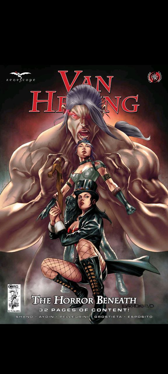 Portada ampliada de Van Helsing