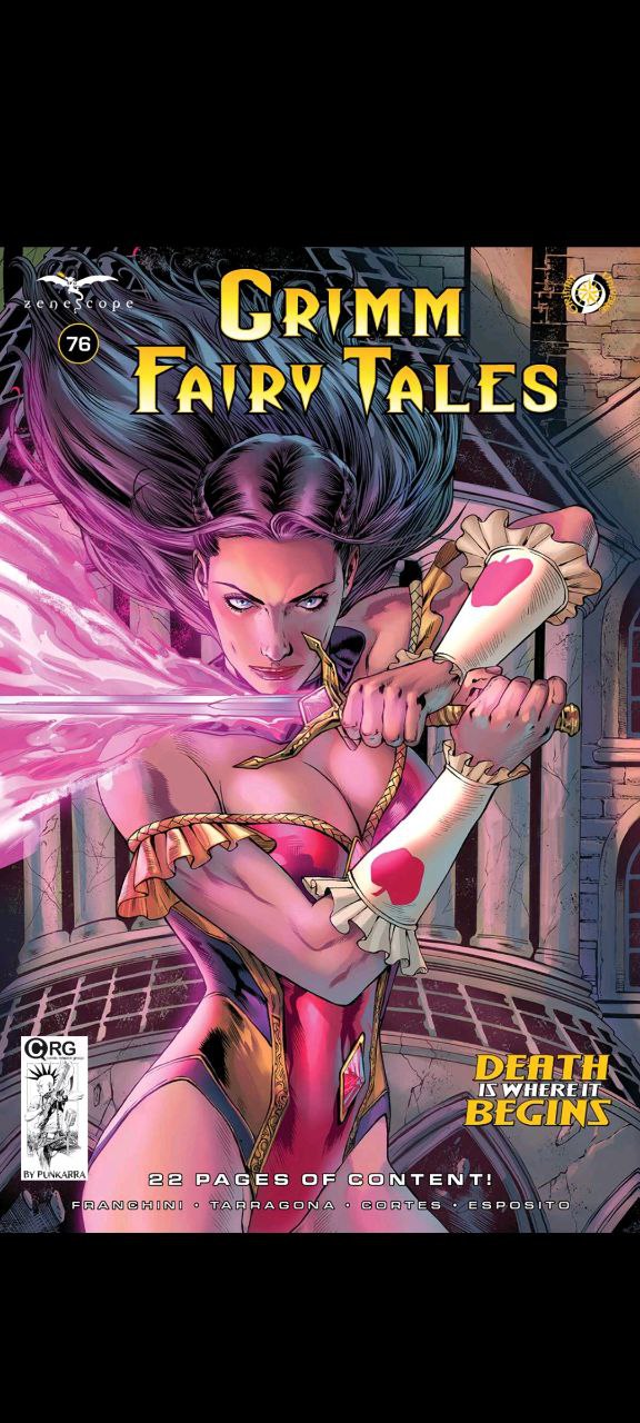 Portada ampliada de Grimm Fairy Tales