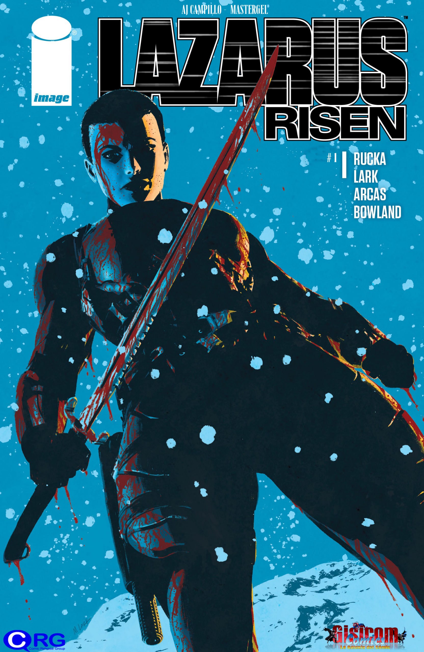 Portada ampliada de Lazarus Risen