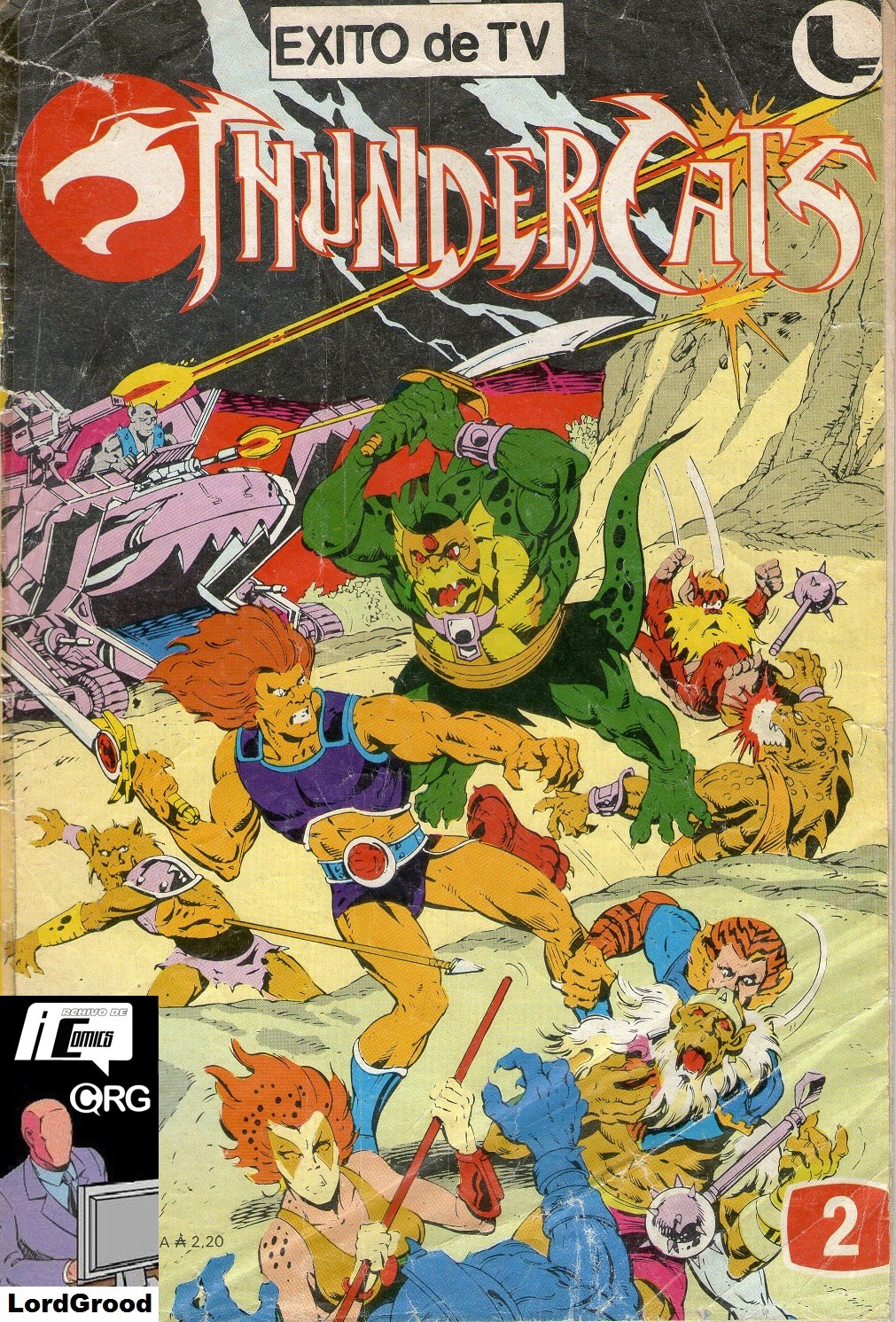 Portada ampliada de THUNDERCATS