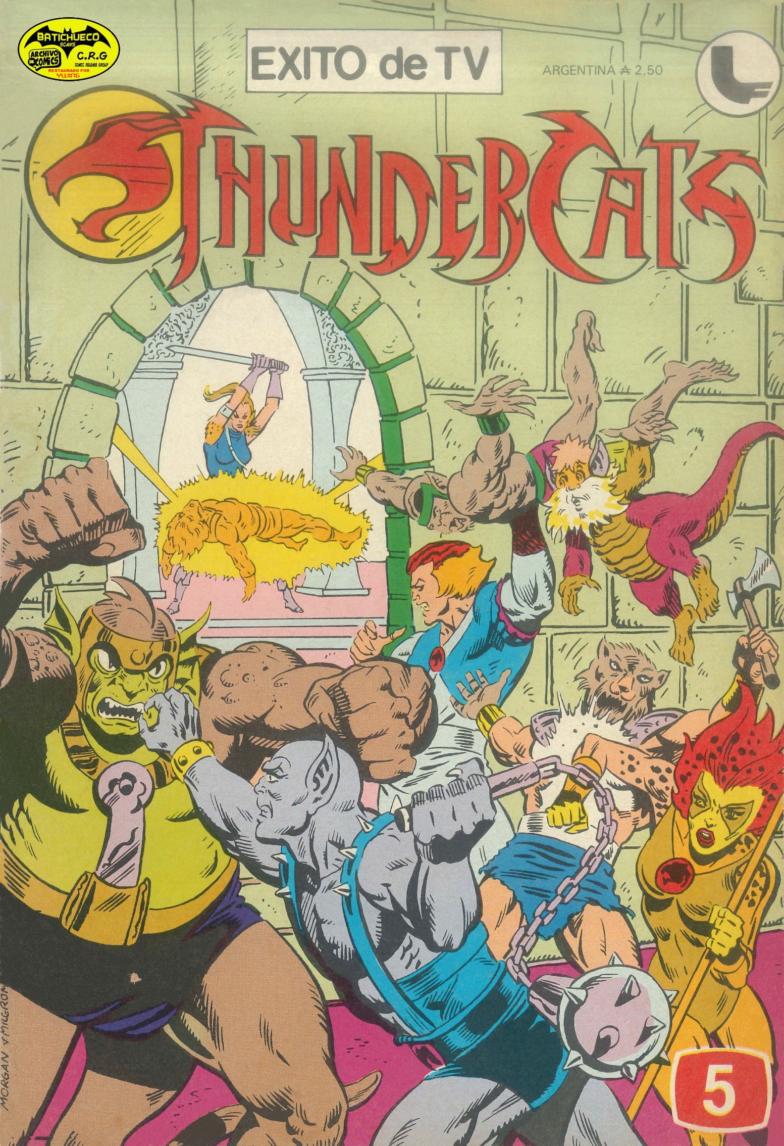 Portada ampliada de THUNDERCATS