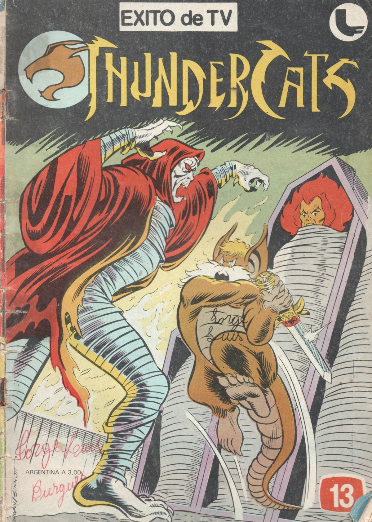 Portada ampliada de THUNDERCATS
